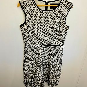 J. Crew polka dot lined dress